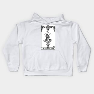 The Hanged Man Tarot Card Kids Hoodie